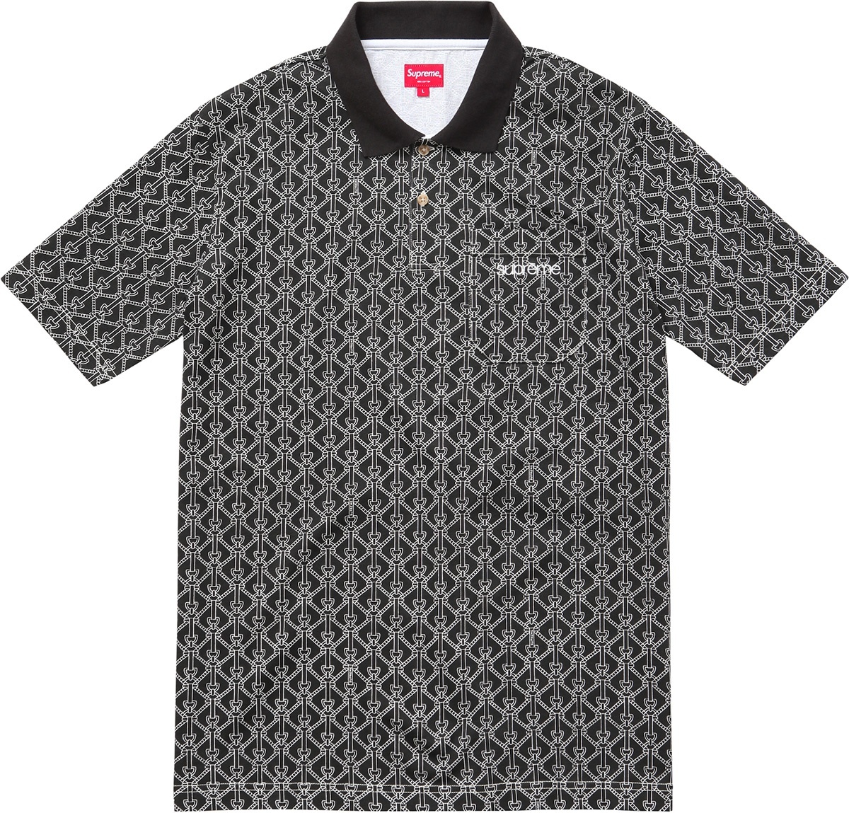 Rope Print Polo view 2